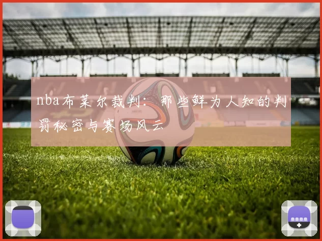 nba布莱尔裁判：那些鲜为人知的判罚秘密与赛场风云